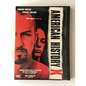 American History X DVD Edward Norton Edward Furlong Widescreen Snapper Case